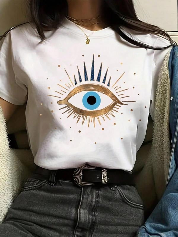 Vintage Round Neck Casual Short Sleeve Crew Neck Summer Clothes Daily T-Shirts, Hoodie, Sweatshirt - T-Shirt, Sweatshirt, Hoodie