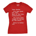 Dear Santa I'Ll Buy My Own Stuff Funny Present Funny Cute Slimming Top Red T-Shirts, Hoodie, Sweatshirt - T-Shirt, Sweatshirt, Hoodie
