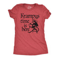 Krampus Time Is Here Funny Xmas Evil Devil Santa Joke Funny Cute Vintage Red T-Shirts, Hoodie, Sweatshirt - T-Shirt, Sweatshirt, Hoodie