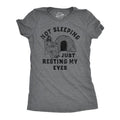 Not Sleeping Just Resting My Eyes Funny Sarcastic Jesus Joke Funny Cute Slimming Plus Sizes Easter Funny Sarcastic Light Grey T-Shirts, Hoodie, Sweatshirt - T-Shirt, Sweatshirt, Hoodie