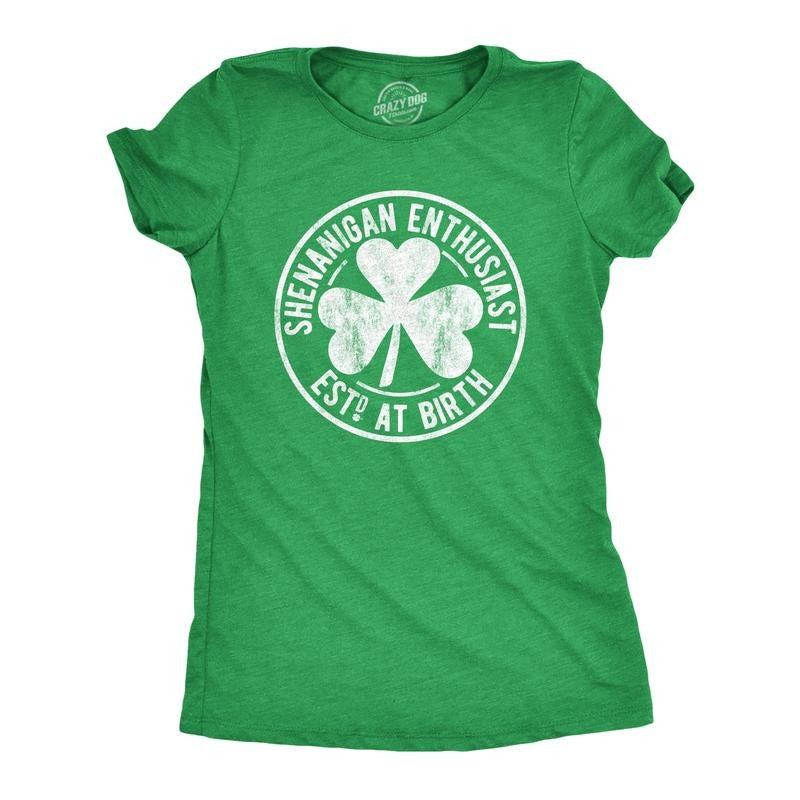 Shenanigan Enthusiast Funny Saint Patricks Day St Patty Irish Funny Cute Slimming Plus Sizes Saint Patrick'S Day Funny Drinking Black T-Shirts, Hoodie, Sweatshirt - T-Shirt, Sweatshirt, Hoodie