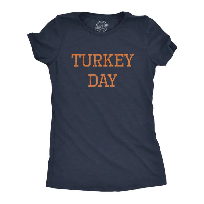 Turkey Day Funny Novelty Thanksgiving Dinner Funny Cute Vintage Navy T-Shirts, Hoodie, Sweatshirt - T-Shirt, Sweatshirt, Hoodie