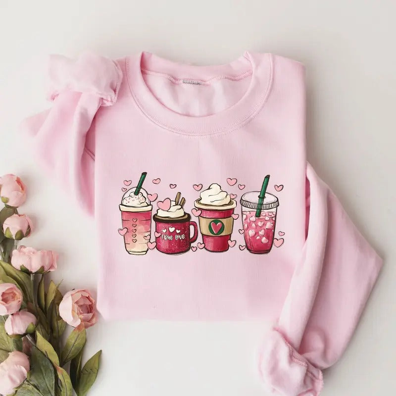 Valentine Coffee Shirt Valentines T-Shirts, Hoodie, Sweatshirt - T-Shirt, Sweatshirt, Hoodie