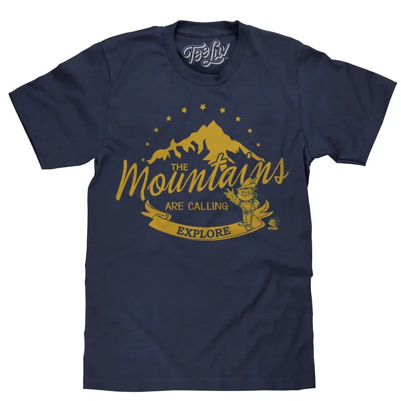 Woodsy Owl Mountains Are Calling Navy T-Shirts, Hoodie, Sweatshirt - T-Shirt, Sweatshirt, Hoodie