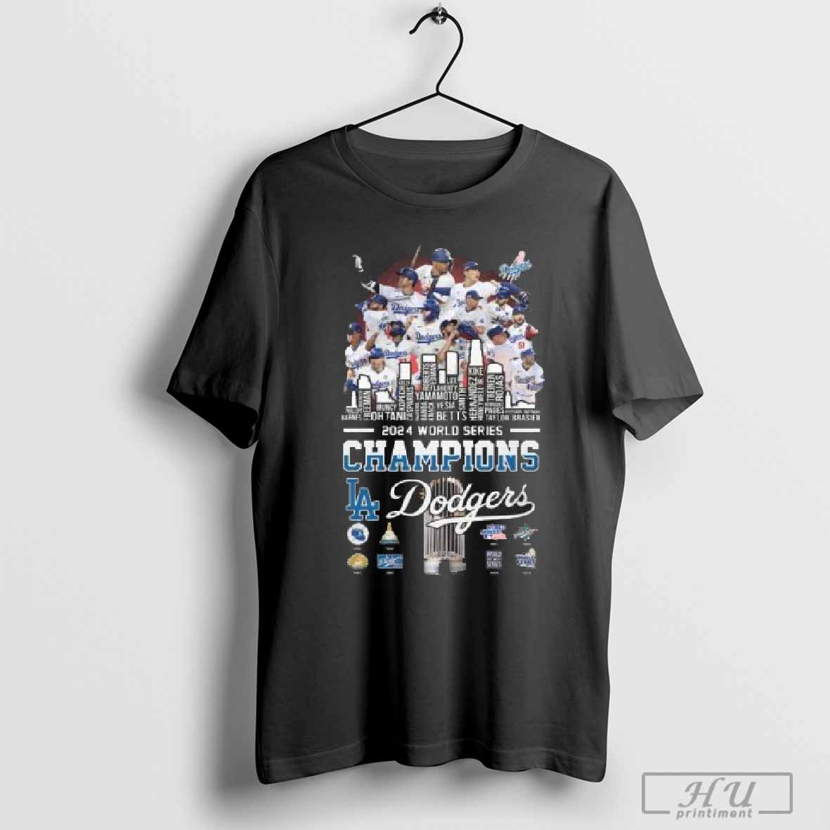 World Series 2024 Champions Los Angeles Dodgers Unisex Unisex T-shirt, Sweatshirt, Hoodie, Long Sleeve Tee - T-Shirt, Sweatshirt, Hoodie