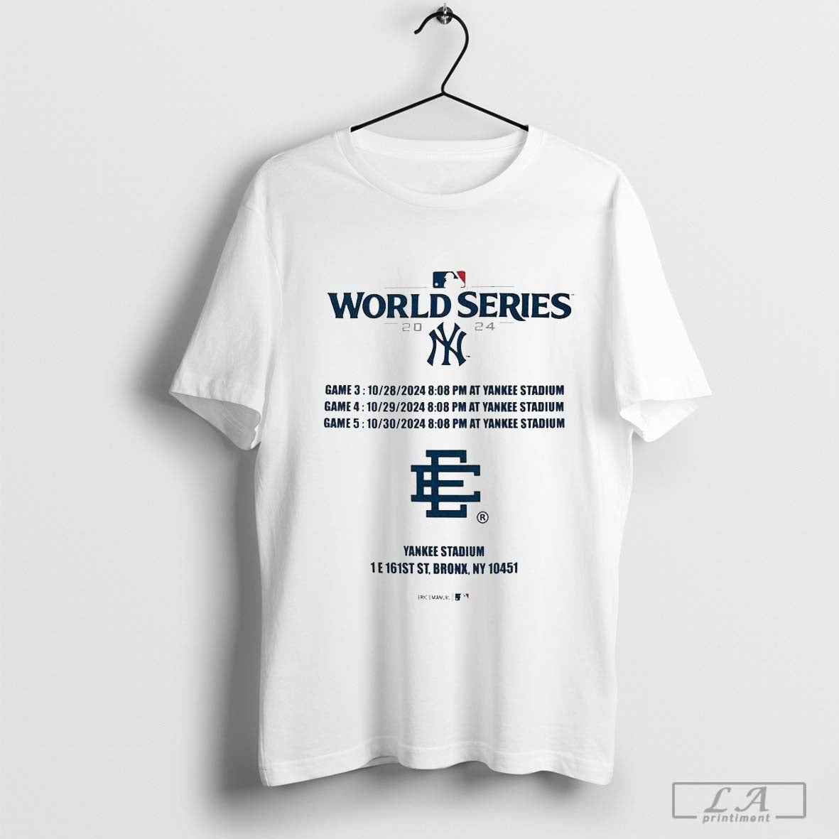 World Series Mlb 2024 New York Yankees Game 3 Game 4 Game 5 At Yankee Stadium Poster Unisex T-shirt, Sweatshirt, Hoodie, Long Sleeve Tee - T-Shirt, Sweatshirt, Hoodie
