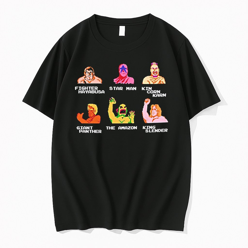 Wrestling In Classic Games Cartoon Vintage Tshirts Sweater Hoodie Jpg Unisex T-shirt, Sweatshirt, Hoodie, Long Sleeve Tee - T-Shirt, Sweatshirt, Hoodie