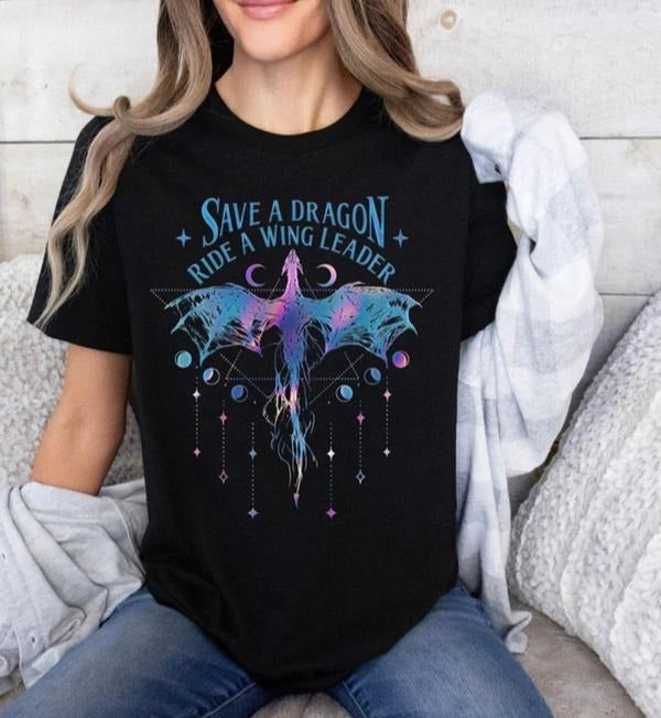 Xaddy Save Dragon Ride Wingleader Fantasy Bookish Shirt Dragon Riders Violet Sorrengail Xaden Riorson Fourth Wing Shirt T-Shirts, Hoodie, Sweatshirt - T-Shirt, Sweatshirt, Hoodie