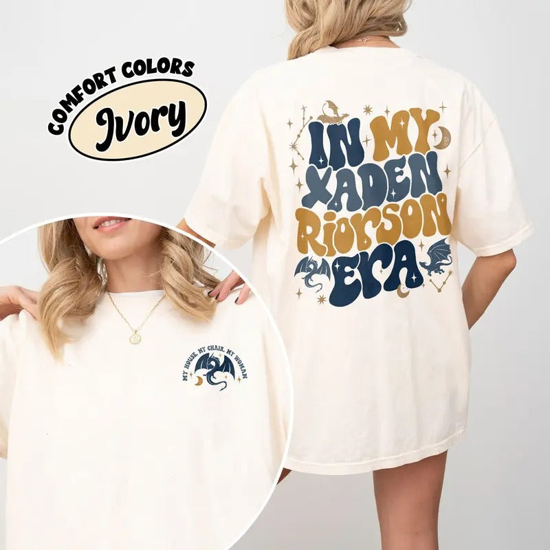 Xaden Riorson Fan Comfort Colors Shirt My Xaden Riorson Era Fourth Wing Inspired Basgiath War College Womenswear T-Shirts, Hoodie, Sweatshirt - T-Shirt, Sweatshirt, Hoodie