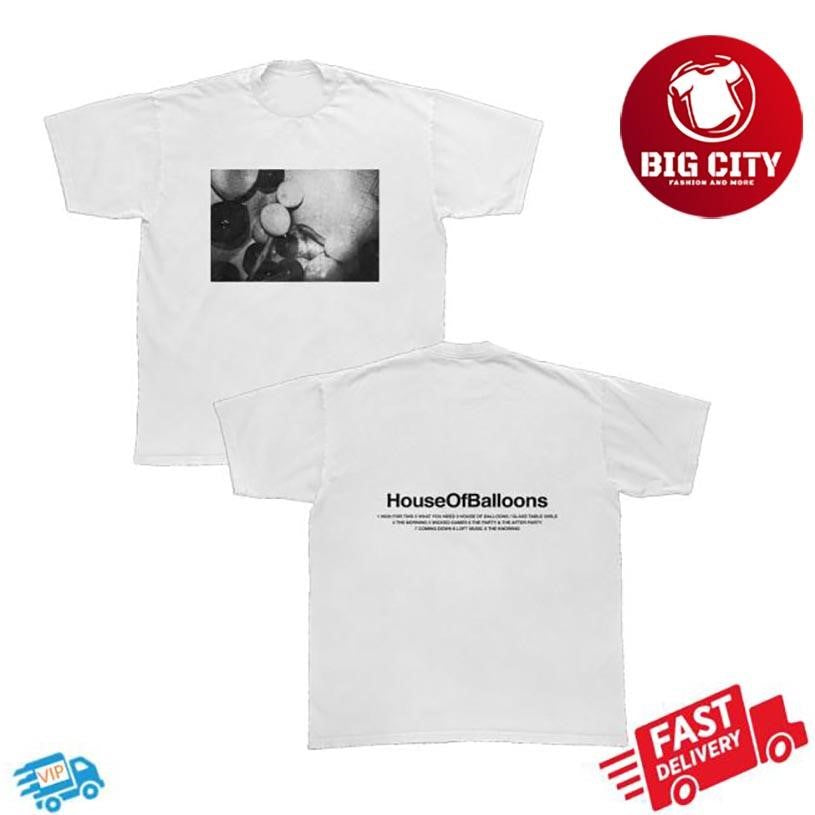 Xo House Of Balloons Two Sided Shirt Unisex T-shirt, Sweatshirt, Hoodie, Long Sleeve Tee - T-Shirt, Sweatshirt, Hoodie