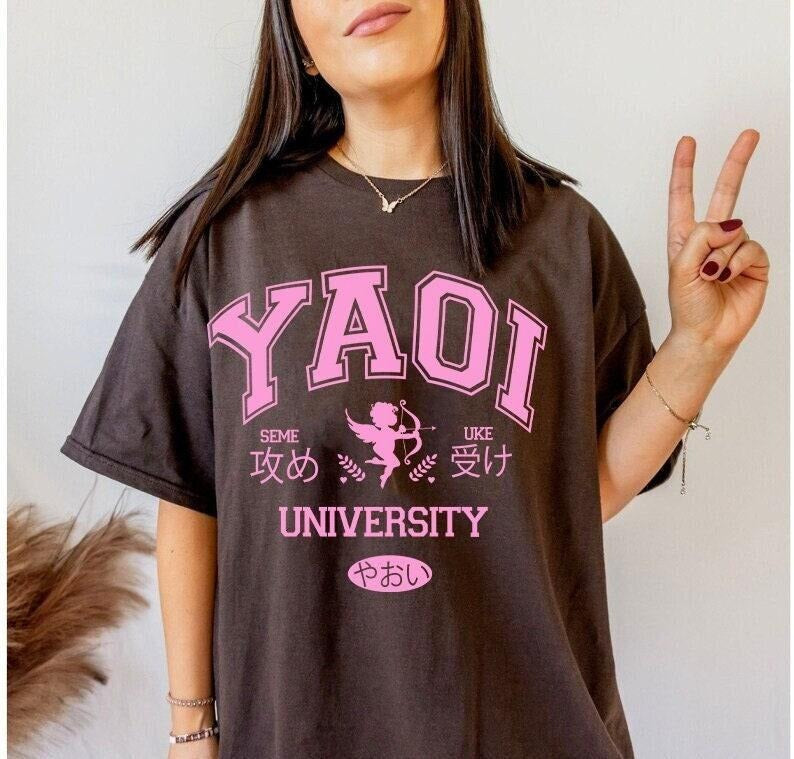 Yaoi Shirt Yaoi University Yaoi Loving Mlm Pride Gay Pride Yaoi Fangirl Fanfic Japanese Gay Lgbt Pride T-Shirts, Hoodie, Sweatshirt - T-Shirt, Sweatshirt, Hoodie