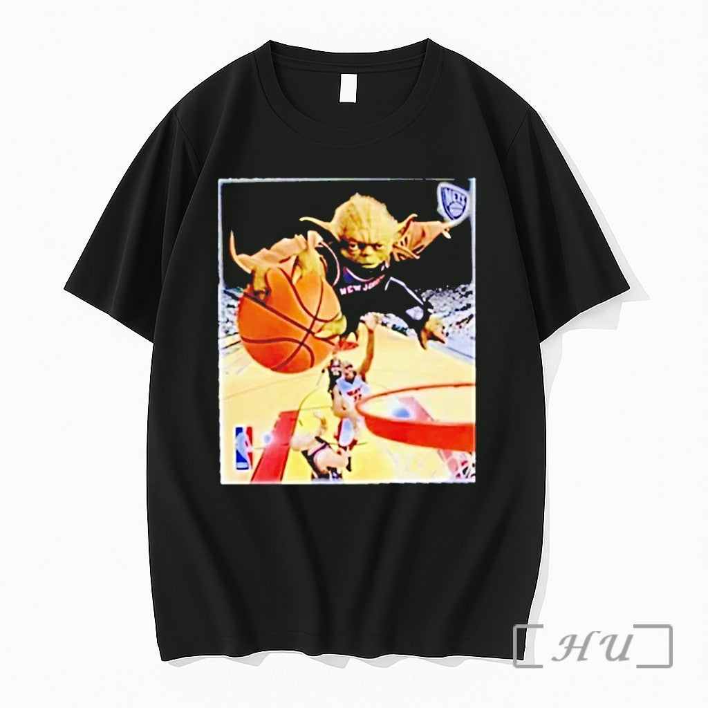 Yoda Slam Dunk Brooklyn Nets Tshirts Sweater Hoodie Jpg Unisex T-shirt, Sweatshirt, Hoodie, Long Sleeve Tee - T-Shirt, Sweatshirt, Hoodie