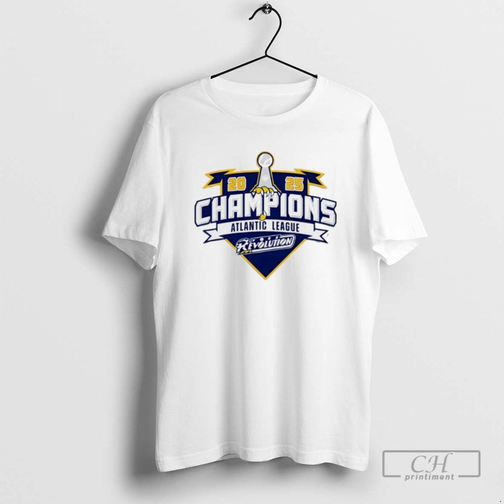 York Revolution 2025 Atlantic League Champions T Shirts Unisex T-shirt, Sweatshirt, Hoodie, Long Sleeve Tee - T-Shirt, Sweatshirt, Hoodie