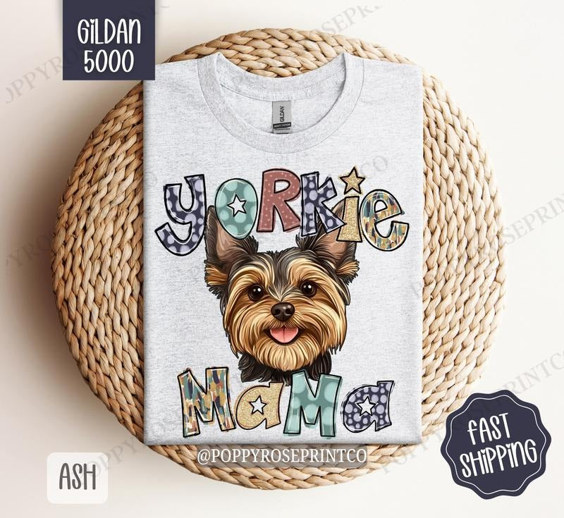 Yorkie Shirt Gildan Dog Mom Cute Plus Sizes T-Shirts, Hoodie, Sweatshirt - T-Shirt, Sweatshirt, Hoodie
