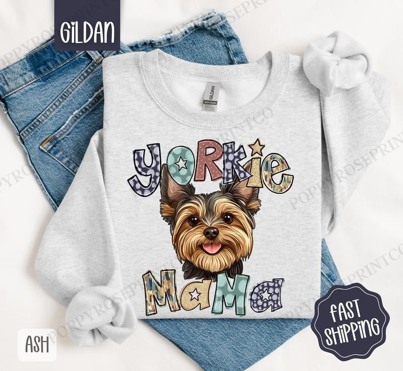 Yorkie Cute Dog Mom T-Shirts, Hoodie, Sweatshirt - T-Shirt, Sweatshirt, Hoodie