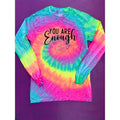 You Are Enough Tie Dye Long Sleeve T-Shirts, Hoodie, Sweatshirt - T-Shirt, Sweatshirt, Hoodie
