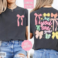You Are Shirt Comfort Colors Coquette Bow Religious T-Shirts, Hoodie, Sweatshirt - T-Shirt, Sweatshirt, Hoodie