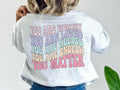 You Are Worthy You Are Loved You Are Needed You Are Enough You Matter Words Back Mental Health Awareness Ash Retro Font Anxiety T-Shirts, Hoodie, Sweatshirt - T-Shirt, Sweatshirt, Hoodie