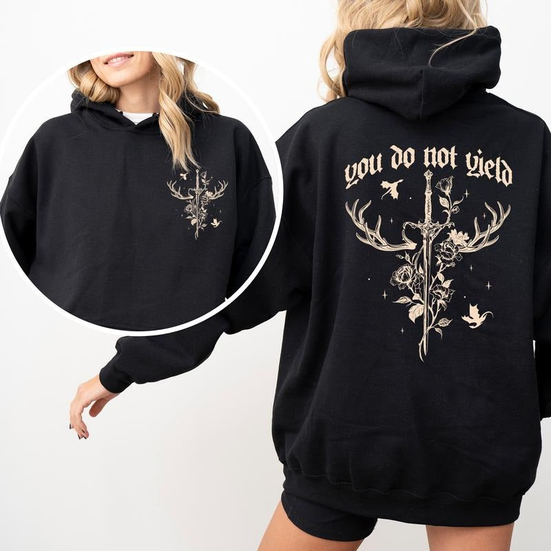 You Do Not Yield Bookish Fantasy Reader Book Lovers Romantasy Reader T-Shirts, Hoodie, Sweatshirt - T-Shirt, Sweatshirt, Hoodie