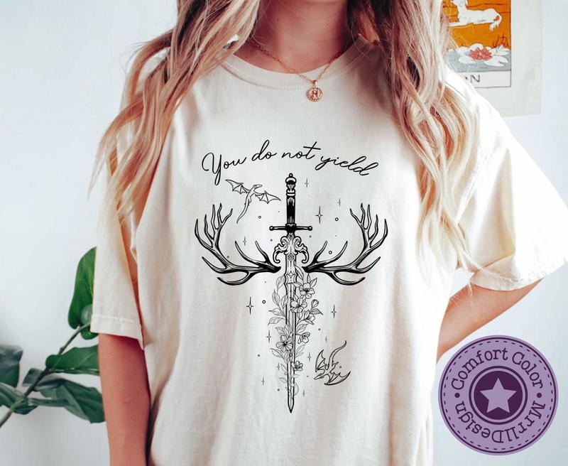 You Do Not Yield Whatever End Terrasen Thrones Glass SJM Quote Crescent City Shirt MrrllDesign T-Shirts, Hoodie, Sweatshirt - T-Shirt, Sweatshirt, Hoodie