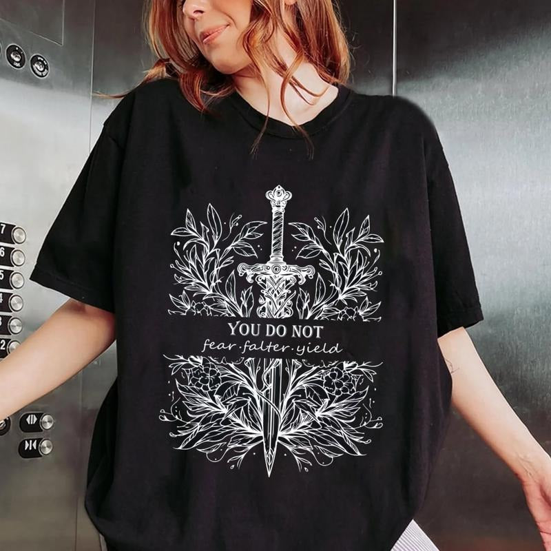 You Do Not Yield TOG Throne Glass Aelin Galathynius Shirt SJM Book Bookish Shirt T-Shirts, Hoodie, Sweatshirt - T-Shirt, Sweatshirt, Hoodie
