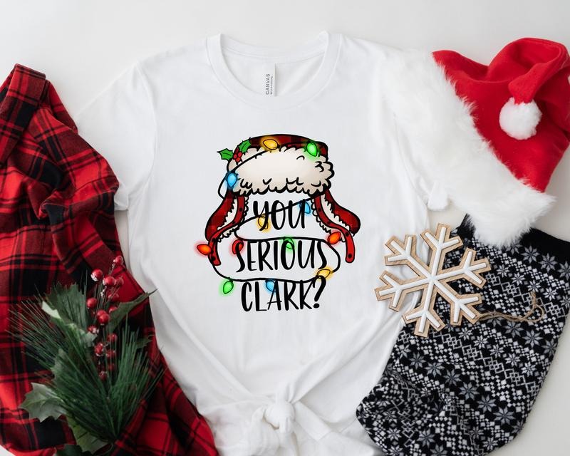 You Serious Clark Shirt Family Shirt Shirt Shirt Shirt Family Shirt Cotton Womenswear T-Shirts, Hoodie, Sweatshirt - T-Shirt, Sweatshirt, Hoodie