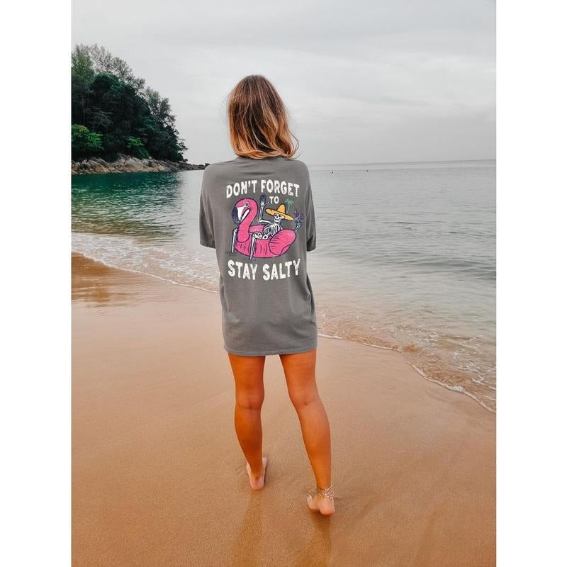 Stay Salty Salty Skeleton Beach Salty Funny Skeleton Beach Size Up T-Shirts, Hoodie, Sweatshirt - T-Shirt, Sweatshirt, Hoodie
