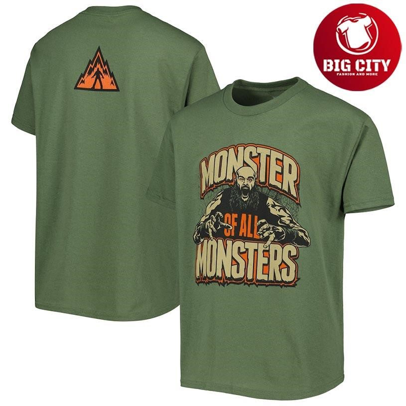 Youth Olive Braun Strowman Monster Of All Monsters Two Sided Shirt Unisex T-shirt, Sweatshirt, Hoodie, Long Sleeve Tee - T-Shirt, Sweatshirt, Hoodie