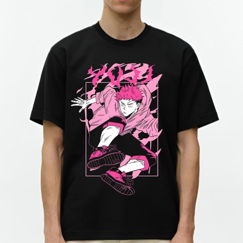 Yuji Itadori Pink Panel & Jujutsu Kaisen Anime & Manga Comfort Colors T-Shirts, Hoodie, Sweatshirt - T-Shirt, Sweatshirt, Hoodie