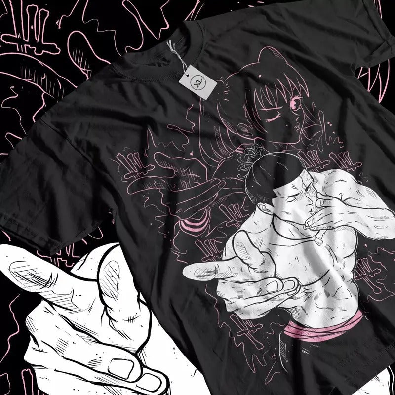 Yuji Itadori Todo Jujutsu Kaisen Gojo Horror Anime Black Shirt All Size 02 T-Shirts, Hoodie, Sweatshirt - T-Shirt, Sweatshirt, Hoodie