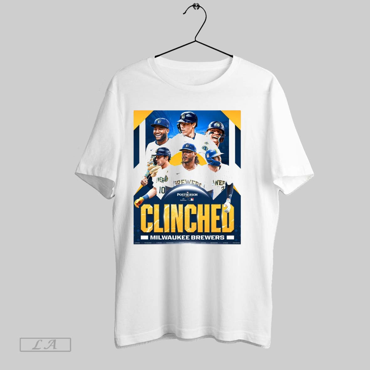 Zoriginal Milwaukee Brewers Clinched Mlb 2025 Postseason Power Of Friendship Leads To October Poster - T-Shirt, Sweatshirt, Hoodie