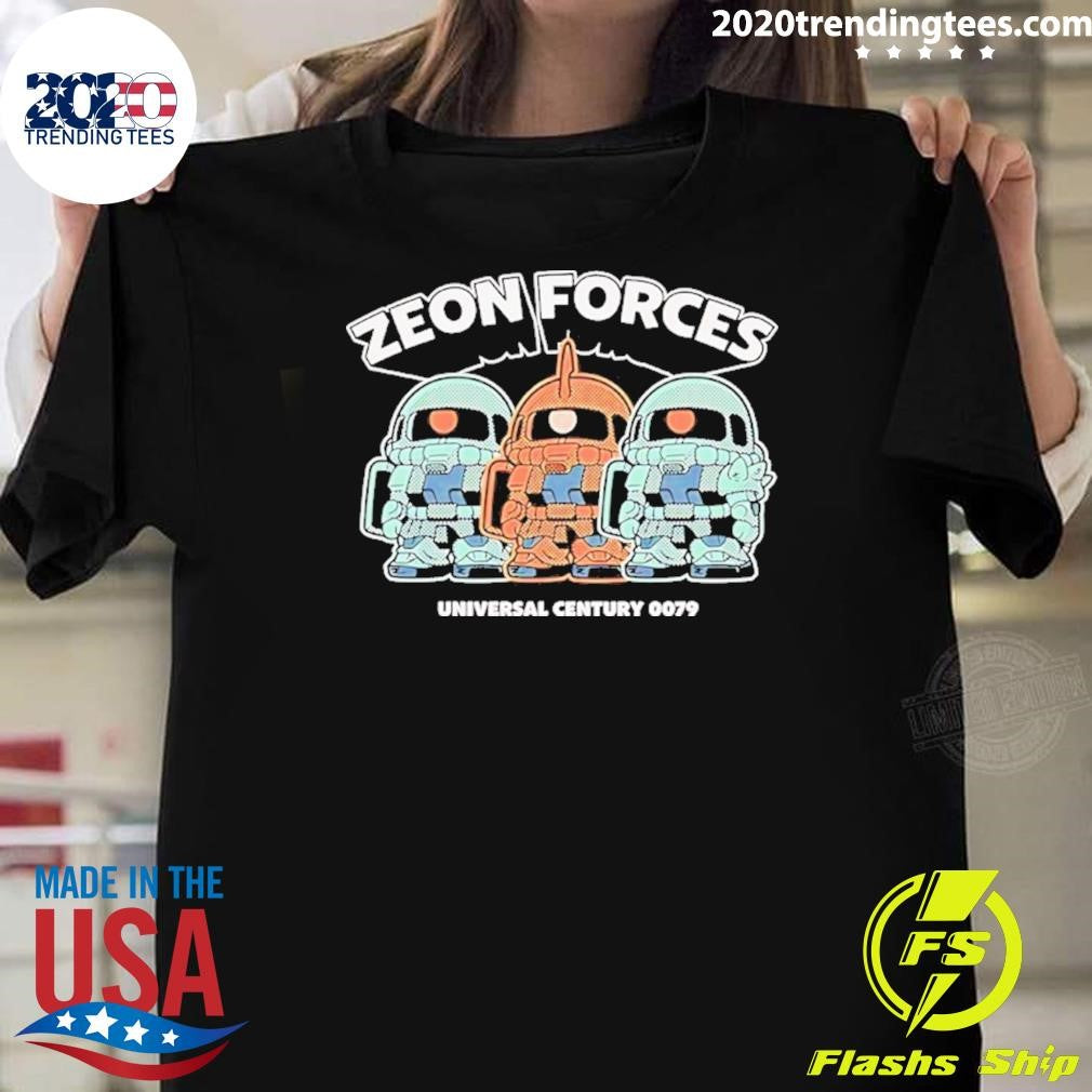 Zeon Forces Universal Century 0079 Zaku Ii Shirt Unisex T-shirt, Sweatshirt, Hoodie, Long Sleeve Tee - T-Shirt, Sweatshirt, Hoodie