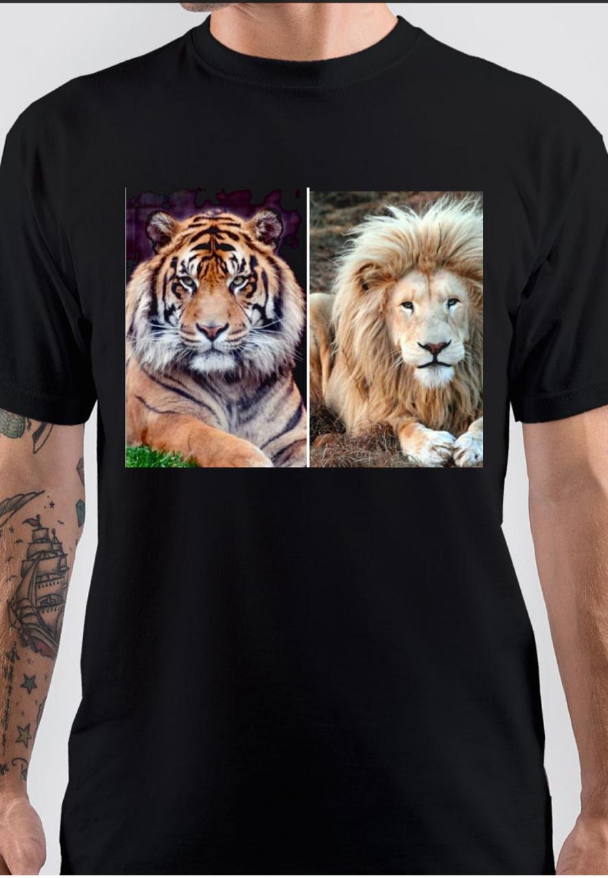 Photogenic Tiger Lion T-Shirts, Hoodie, Sweatshirt - T-Shirt, Sweatshirt, Hoodie