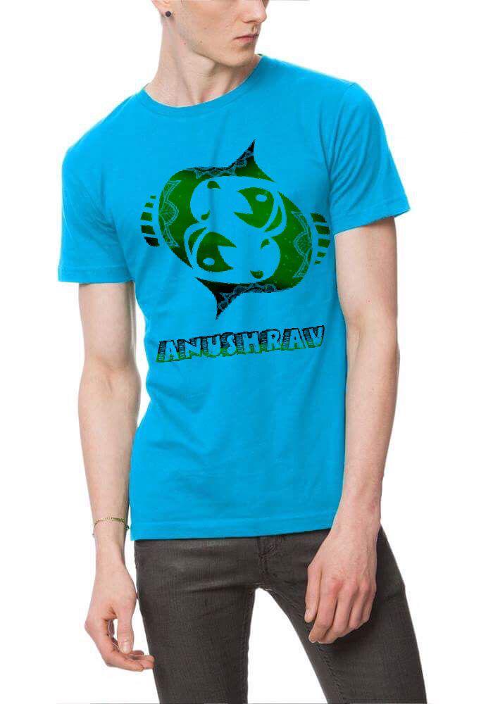Anushrav Half Sleeve Light Blue T-Shirts, Hoodie, Sweatshirt - T-Shirt, Sweatshirt, Hoodie