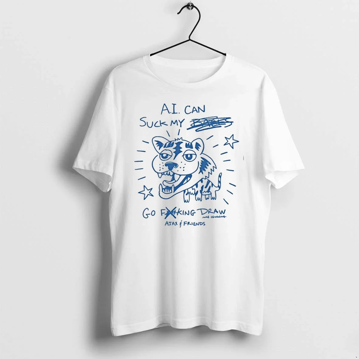 Ai Can Suck My Balls Go Fucking Draw 0 Tshirts Sweater Unisex T-shirt, Sweatshirt, Hoodie, Long Sleeve Tee - T-Shirt, Sweatshirt, Hoodie