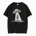 Alien Landing Silver 0 Tshirts Sweater Unisex T-shirt, Sweatshirt, Hoodie, Long Sleeve Tee - T-Shirt, Sweatshirt, Hoodie