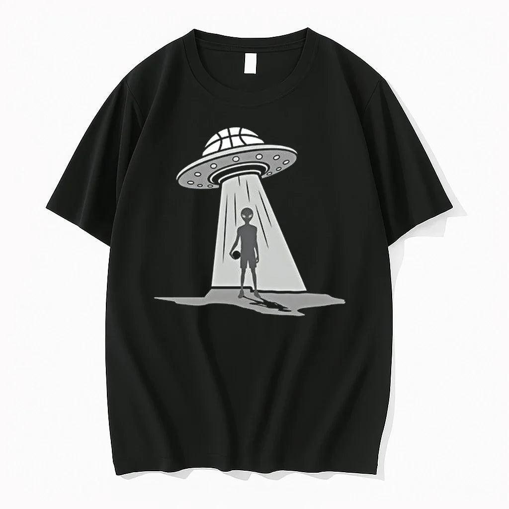 Alien Landing Silver 0 Tshirts Sweater Unisex T-shirt, Sweatshirt, Hoodie, Long Sleeve Tee - T-Shirt, Sweatshirt, Hoodie