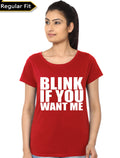 Blink If You Want Me Red T-Shirts, Hoodie, Sweatshirt - T-Shirt, Sweatshirt, Hoodie