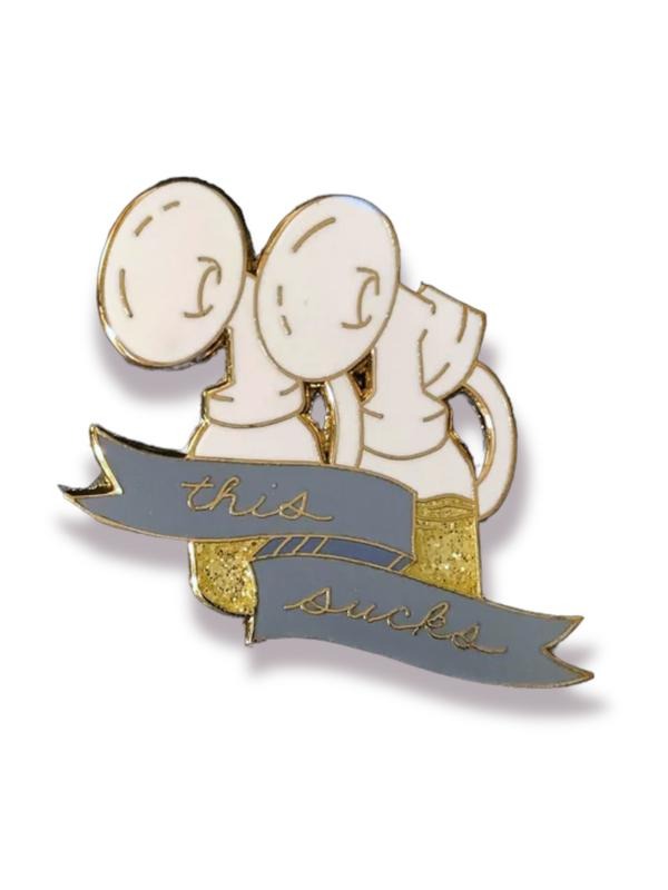 This Sucks Mother Pumping Breastmilk Breastfeeding Enamel Pin. Copper Gold T-Shirts, Hoodie, Sweatshirt - T-Shirt, Sweatshirt, Hoodie