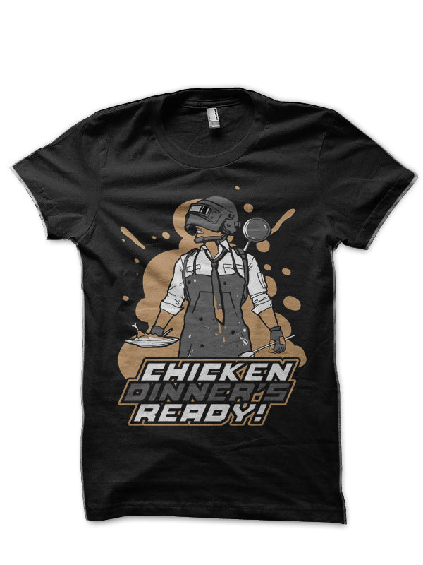 Chicken Dinner Half Sleeve Black T-Shirts, Hoodie, Sweatshirt - T-Shirt, Sweatshirt, Hoodie