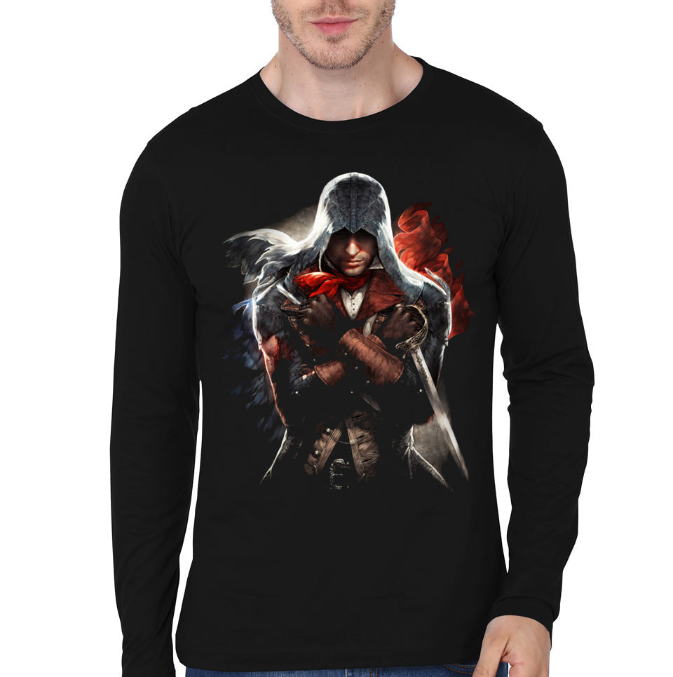 Assassins Creed Black Full Sleeve T-Shirts, Hoodie, Sweatshirt - T-Shirt, Sweatshirt, Hoodie