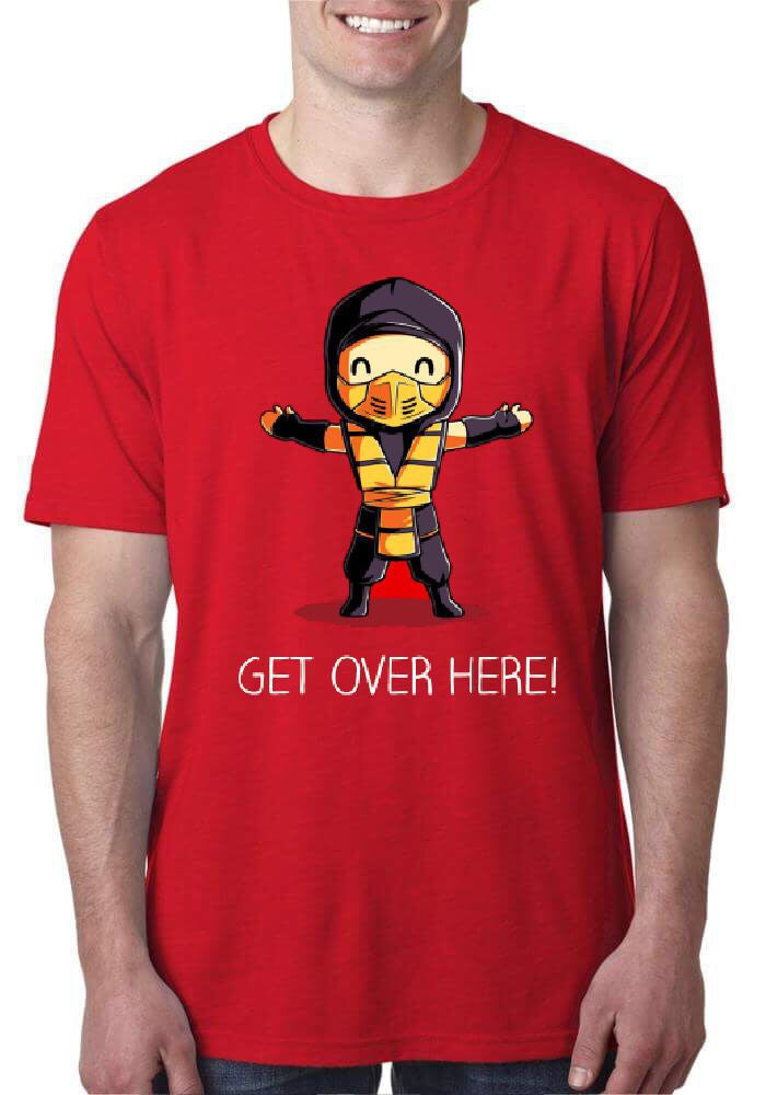 Cute Scorpion Get Over Here Red T-Shirts, Hoodie, Sweatshirt - T-Shirt, Sweatshirt, Hoodie