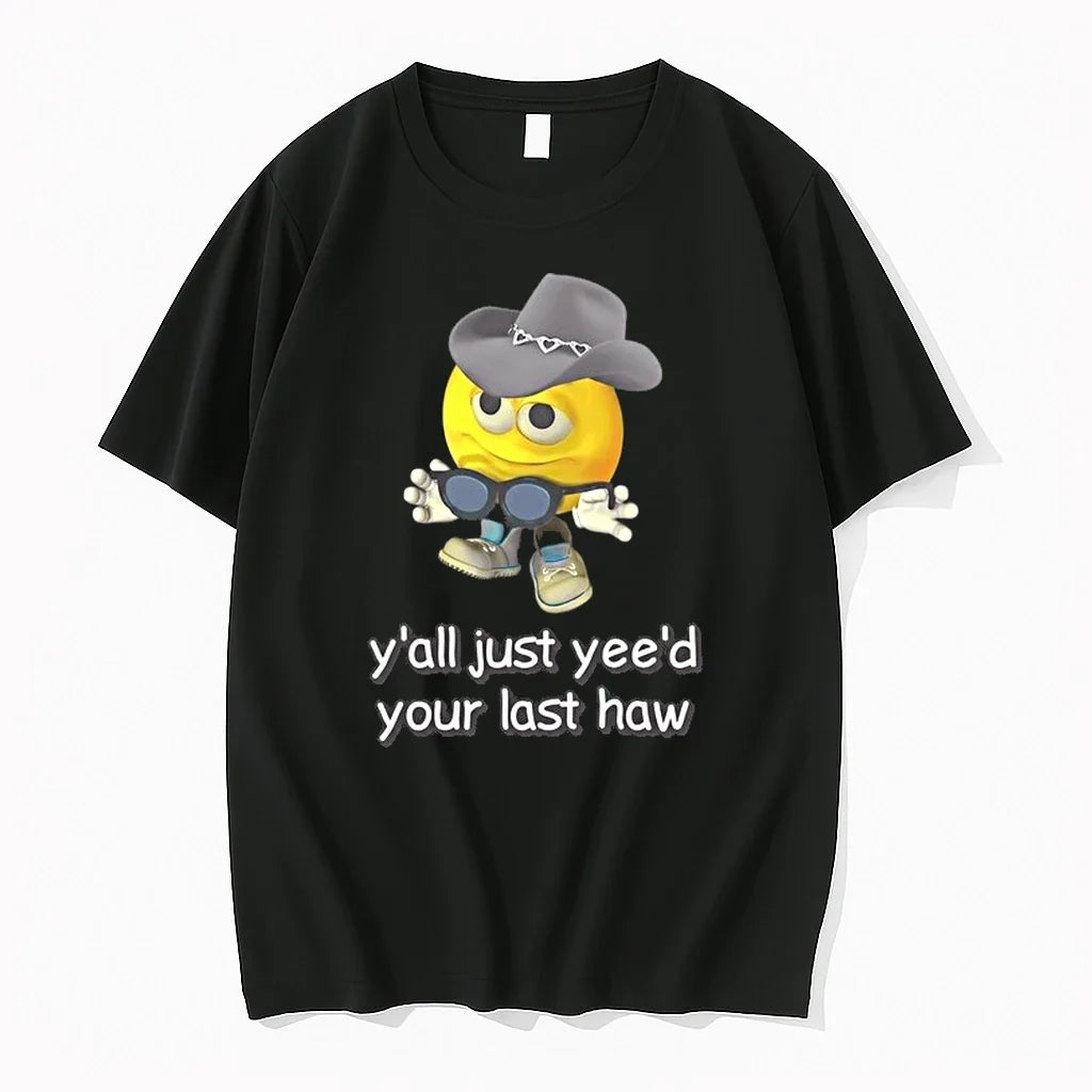 Cursed Emojis Yall Yeed Your Last Haw 0 Tshirts Sweater Unisex T-shirt, Sweatshirt, Hoodie, Long Sleeve Tee - T-Shirt, Sweatshirt, Hoodie