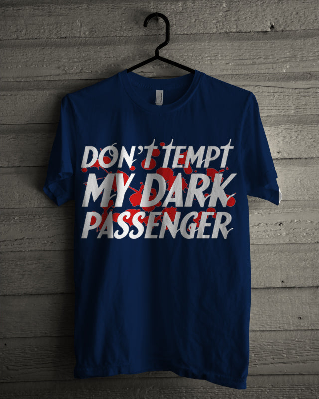 Dark Passenger Navy Blue (Black & Red Available) T-Shirts, Hoodie, Sweatshirt - T-Shirt, Sweatshirt, Hoodie