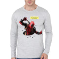 Deadpool Grey Full Sleeve T-Shirts, Hoodie, Sweatshirt - T-Shirt, Sweatshirt, Hoodie