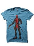 Deadpool Gun Light Blue (Grey Available) T-Shirts, Hoodie, Sweatshirt - T-Shirt, Sweatshirt, Hoodie