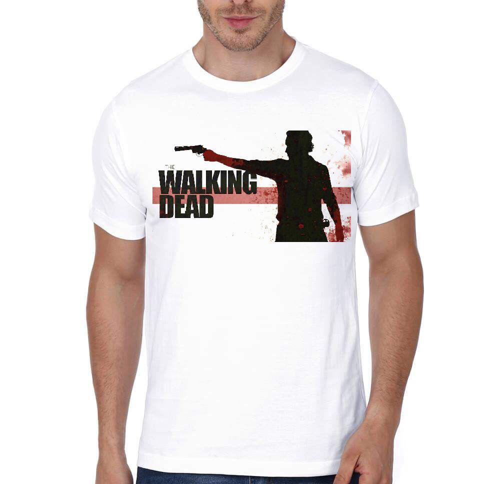 Walking Dead Half Sleeve White T-Shirts, Hoodie, Sweatshirt - T-Shirt, Sweatshirt, Hoodie