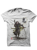 Demon Samurai Half Sleeve White T-Shirts, Hoodie, Sweatshirt - T-Shirt, Sweatshirt, Hoodie