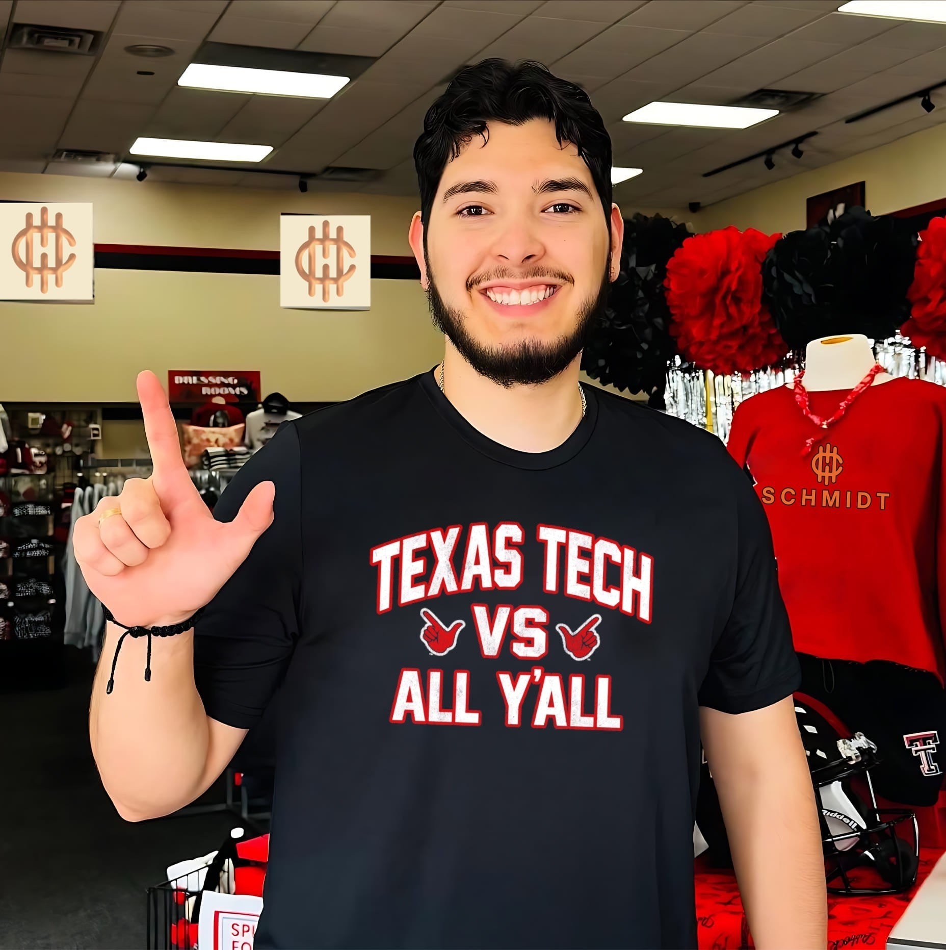 Texas tech vs all yall college football shirt Unisex T-shirt, Sweatshirt, Hoodie, Long Sleeve Tee - T-Shirt, Sweatshirt, Hoodie