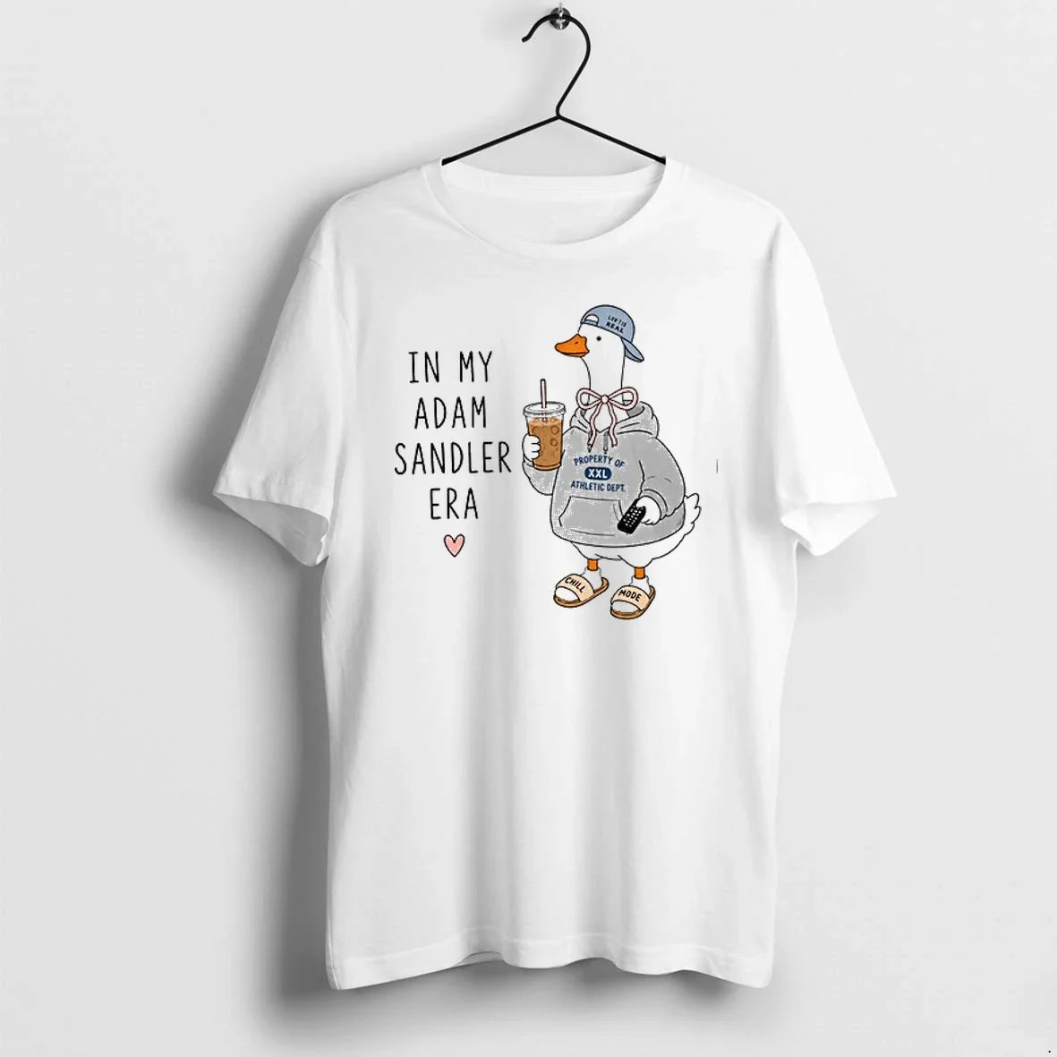 Duck Lifes A Garden In My Adam Sandler Era Chill Mode 0 Tshirts Sweater Unisex T-shirt, Sweatshirt, Hoodie, Long Sleeve Tee - T-Shirt, Sweatshirt, Hoodie